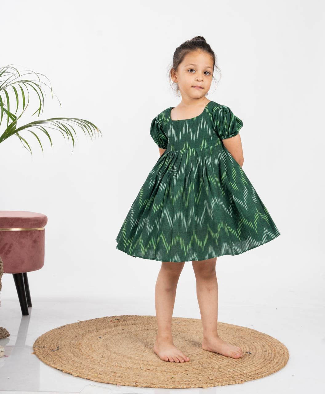 Woodland Green Dress