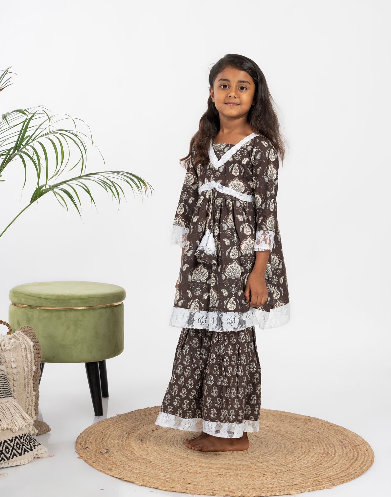 Clover Brown Suit Set