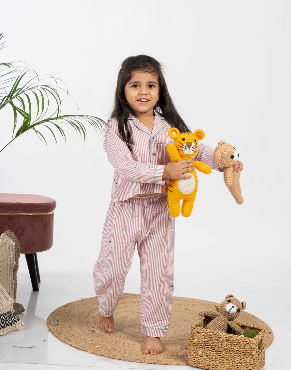 Pookie Strip Loungewear Set