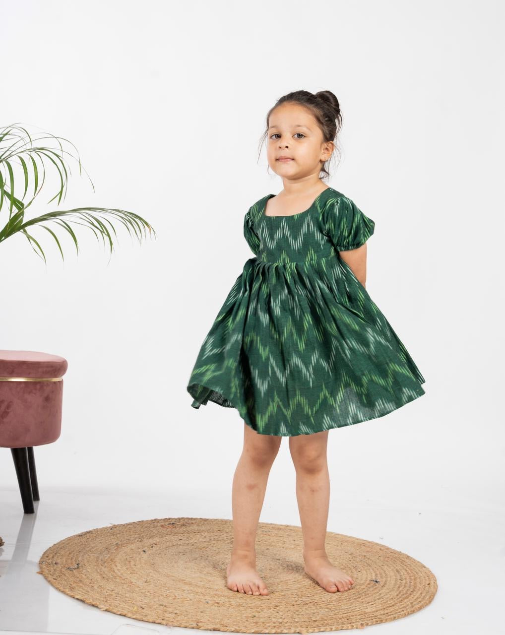 Woodland Green Dress