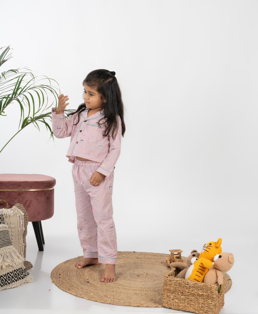 Pookie Strip Loungewear Set